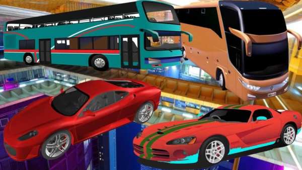 Bus Traffic Racer FREE! screenshot 1