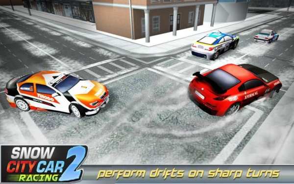 Winter Snow Car Rally Racing 2 screenshot 10