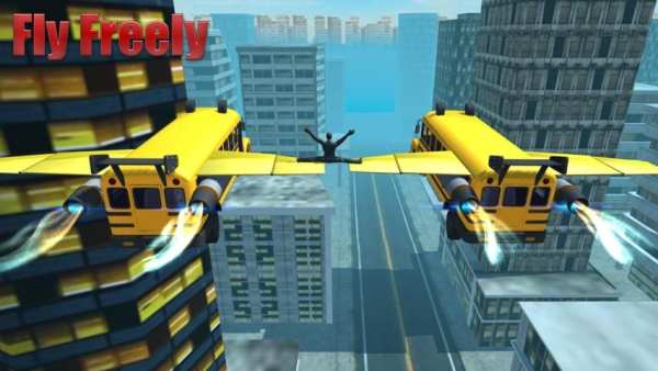Flying Bus Simulator 2016 स्क्रीनशॉट 3