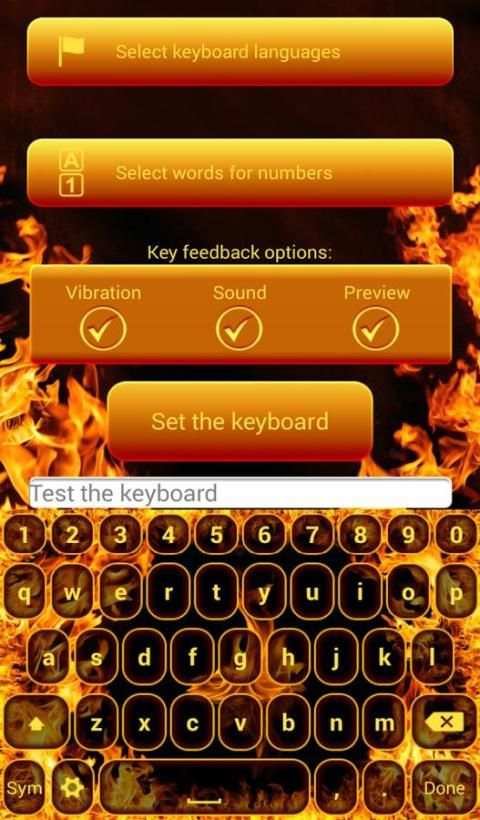 Fire Soul Keyboard Customizer screenshot 1