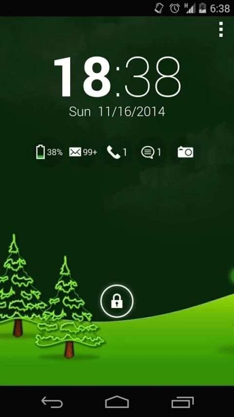 Christmas Lock Screen स्क्रीनशॉट 4