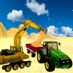 Sand Excavator Tractor Sim أيقونة
