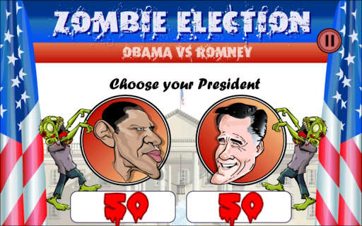 Zombie Election Obama v Romney screenshot 3