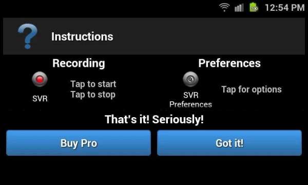 Secret Video Recorder स्क्रीनशॉट 1