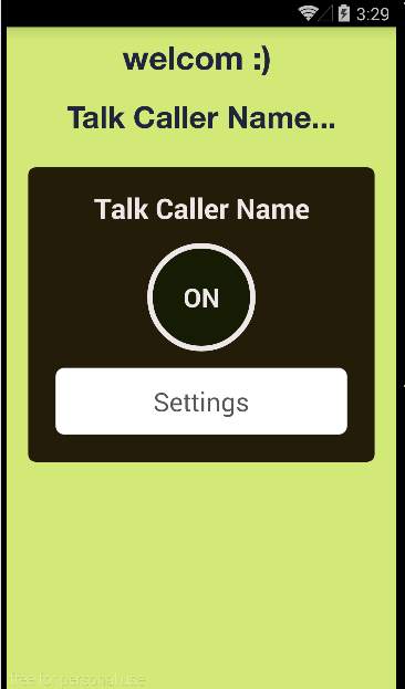 Caller Name Talker - call screenshot 1