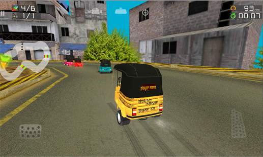 Temple Rickshaw Racing Run HD screenshot 2