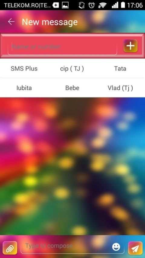 GO SMS Color Flash screenshot 2