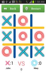 Glow Tic Tac Toe screenshot 3
