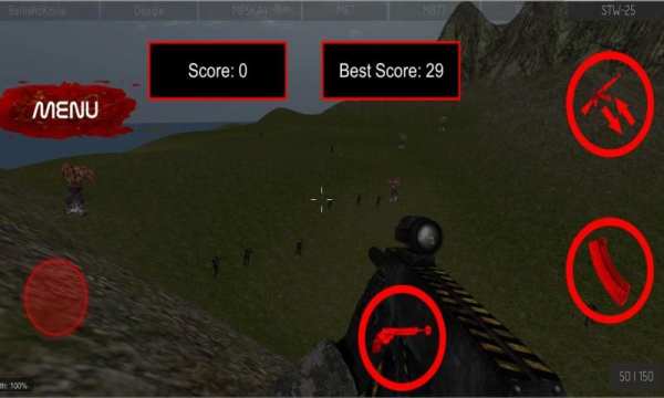 Zombie Kill Shooter 3D screenshot 2