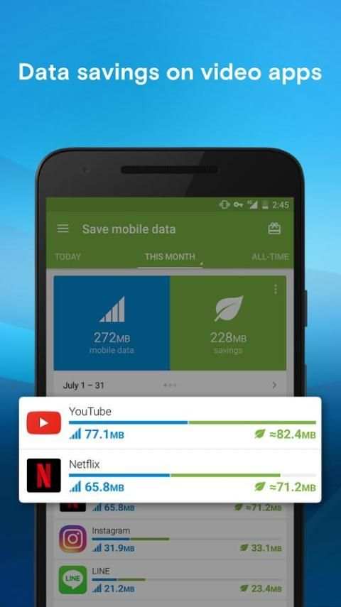 Opera Max — контроль трафика скриншот 2