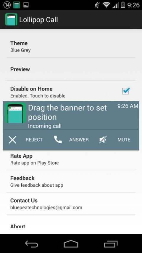 Lollipop Call Free скриншот 2