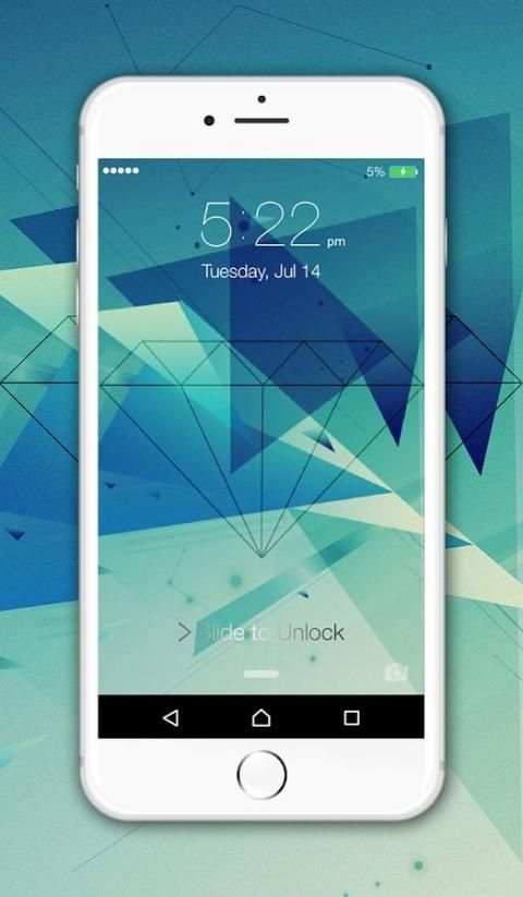 Lock Screen OS 8 For Android скриншот 6
