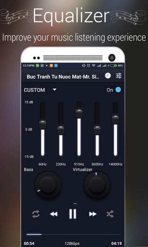 Equalizer Music Player Audio 3 تصوير الشاشة