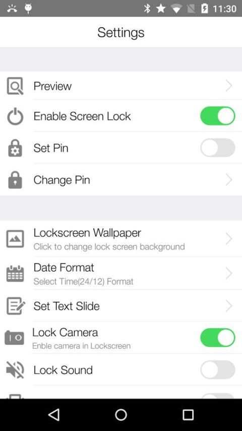 Lock Screen OS 8 For Android скриншот 5