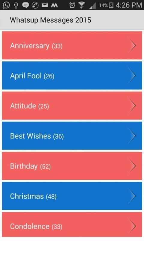 Messages for Whatsapp 2015 screenshot 5