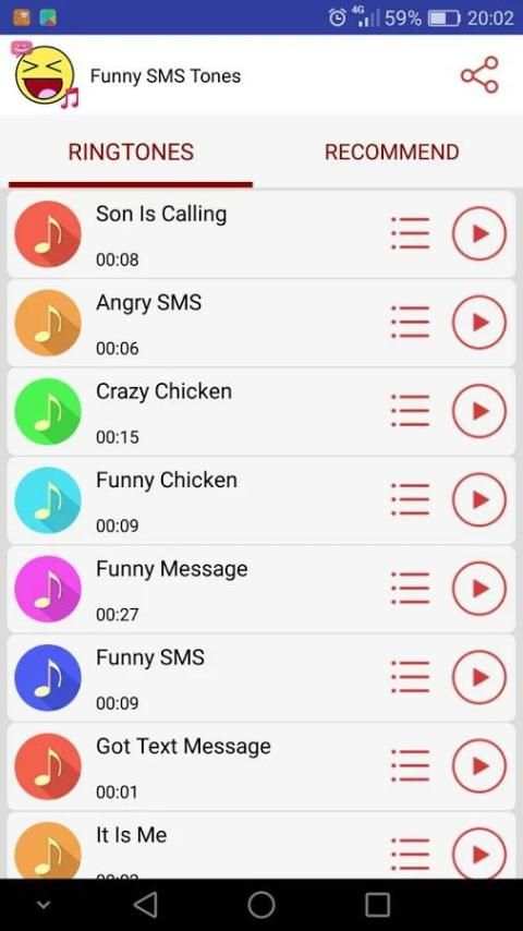 Funny SMS Tones screenshot 7