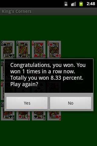 King's Corners Solitaire скриншот 2