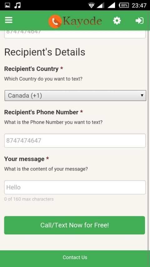 Kayode Call and Text for Free скриншот 18