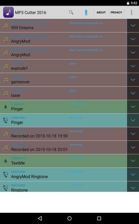 MP3 Cutter 2016 screenshot 1