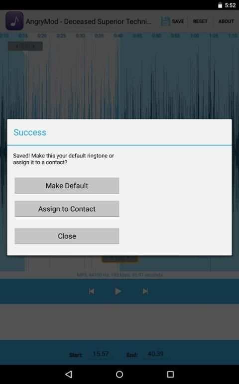 MP3 Cutter 2016 скриншот 2