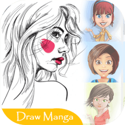 How to draw manga أيقونة
