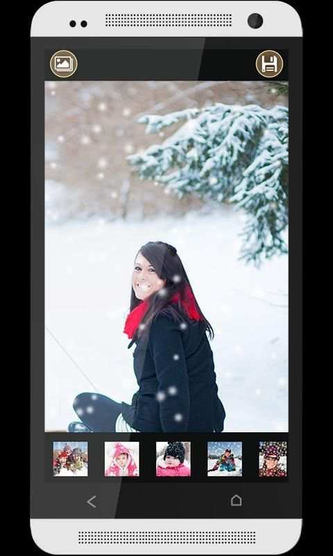Salju Foto Frozen Effect screenshot 7
