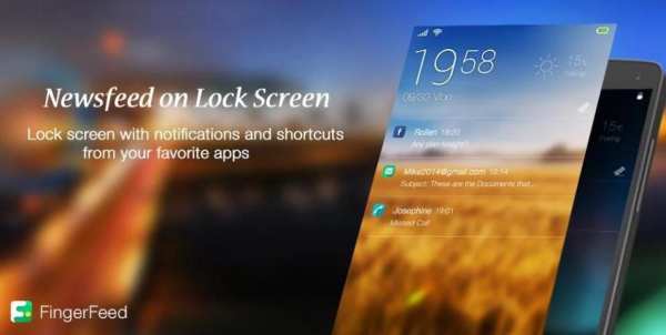 FingerFeed - Lock Screen स्क्रीनशॉट 5