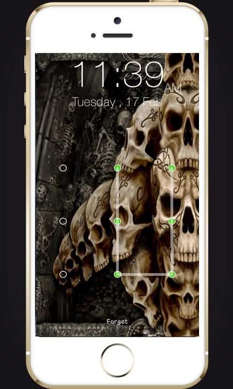 Skull Pola Lock screenshot 8