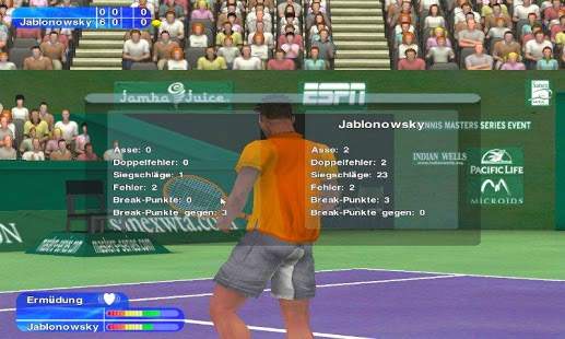 Tennis Game 3D скриншот 1