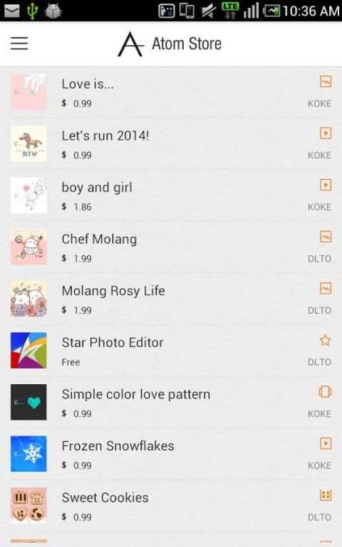 Atom Store screenshot 4