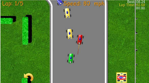 2D Tiny Car Racing Lite screenshot 3