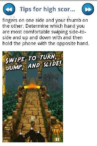 Temple Run tips screenshot 1