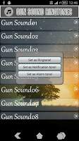 Gun Sounds Ringtones screenshot 1