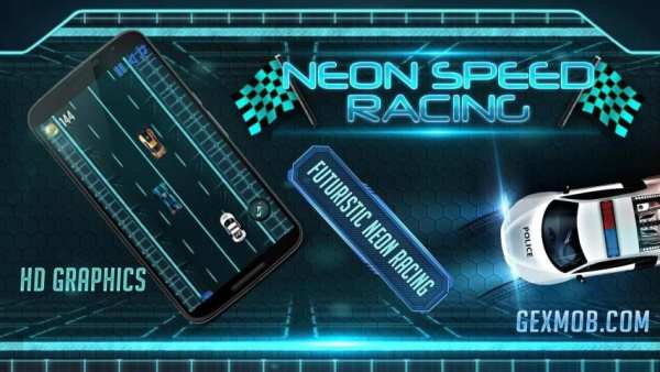 Neon Speed Racing 9 تصوير الشاشة