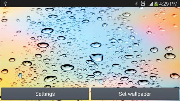 rain on your screen wallpaper screenshot 1