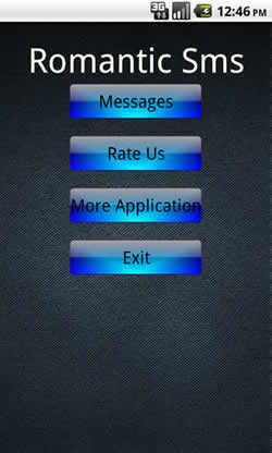 Romantic Love Sms Collection screenshot 1