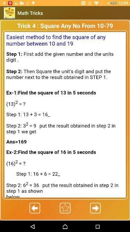 Math Tricks स्क्रीनशॉट 10
