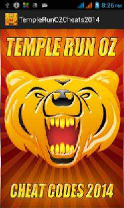 Temple Run OZ Cheat Codes 2014 screenshot 2