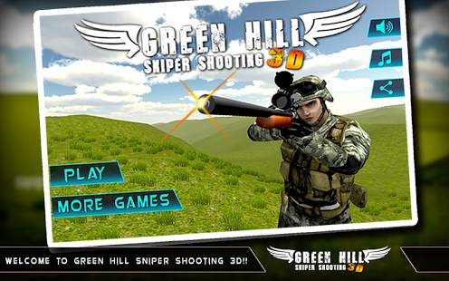 Green Hill Sniper Shooting 3D screenshot 5