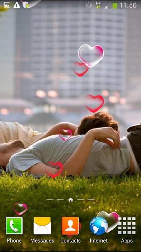 Romantic Live Wallpaper screenshot 1