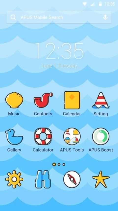Navigation theme for APUS screenshot 3