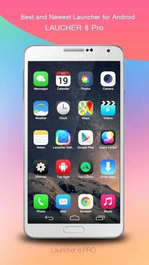 8 Launcher screenshot 4