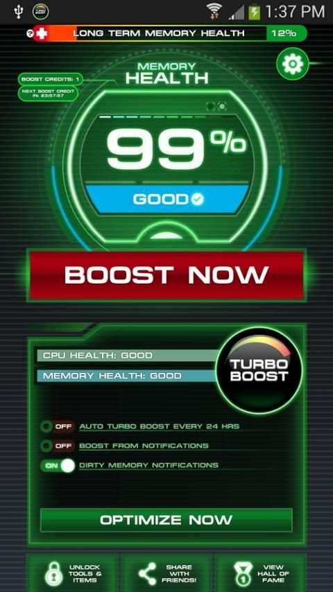 Memory Booster FREE on Android screenshot 2