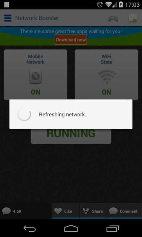Network Speed Booster स्क्रीनशॉट 2
