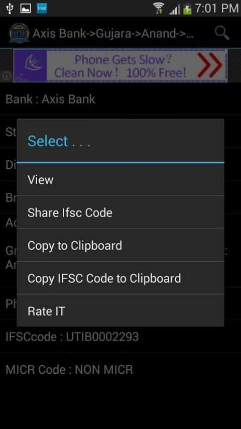 IFSC Codes screenshot 2