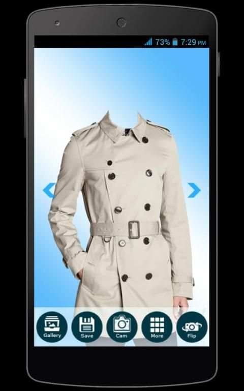Trench Coat Photo Suit For Men screenshot 5