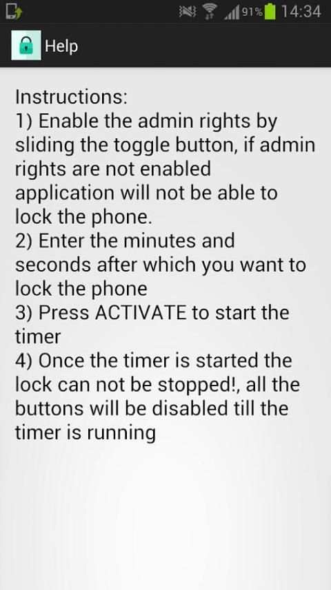Screen Lock Timer screenshot 4