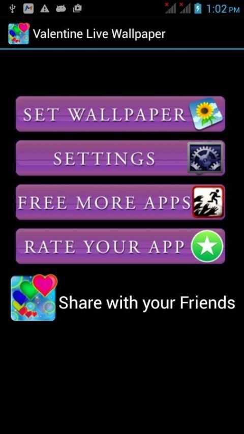 Valentine Live Wallpaper скриншот 4