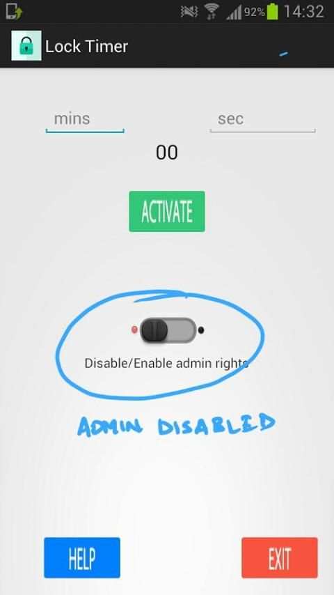 Screen Lock Timer скриншот 1