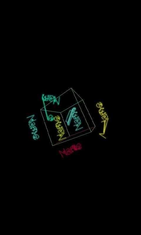 My Name Cube Live WallPaper screenshot 6